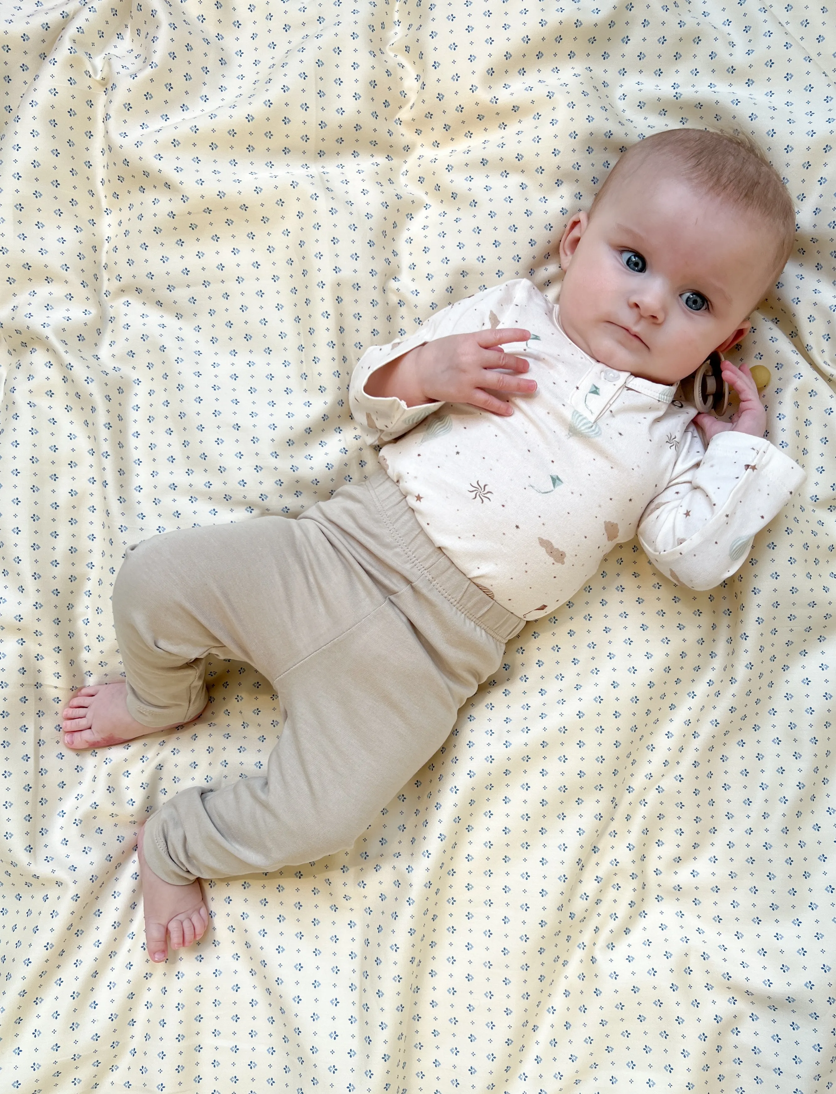 Cam Copenhagen Baby Leggings Louie, 80, Unterteile, Beige - Leggings, Kinder