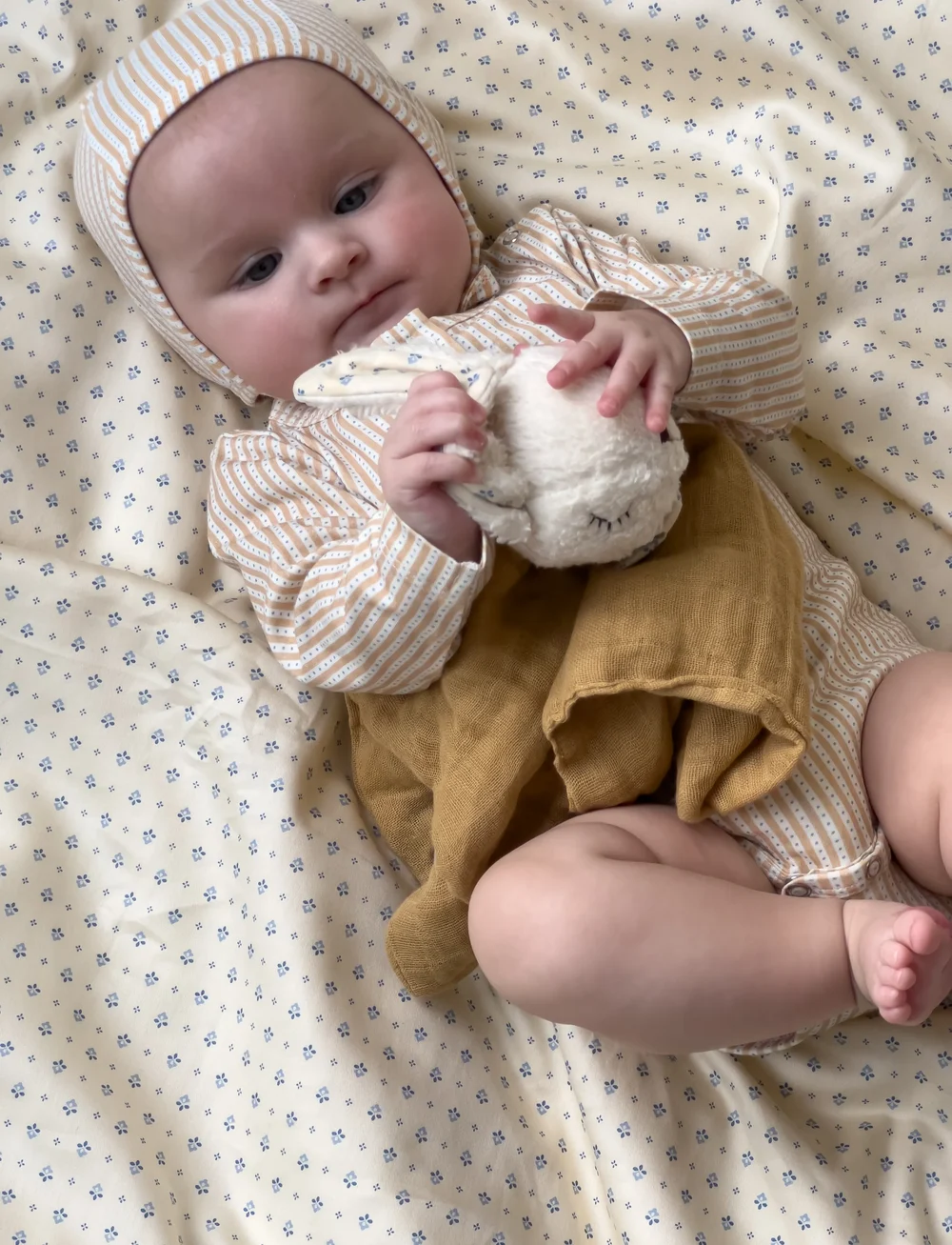 Cam Cam Copenhagen - Baby Bonnet - babyluer - oatfield - 3