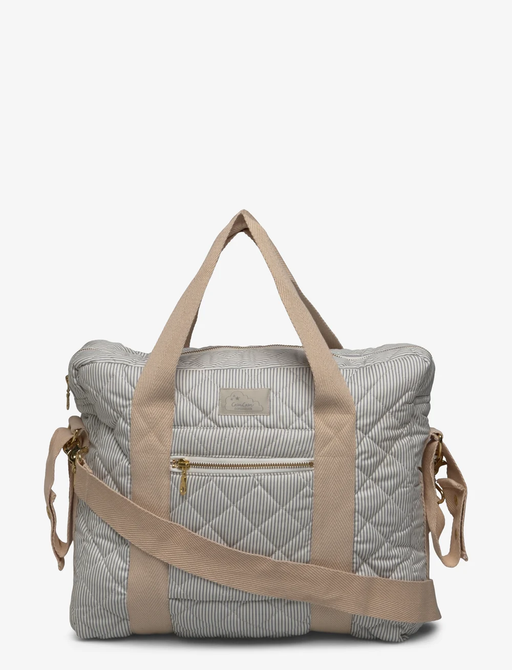 Cam Cam Copenhagen - Changing Bag - OCS - Latte - skötväskor - classic stripes blue - 0