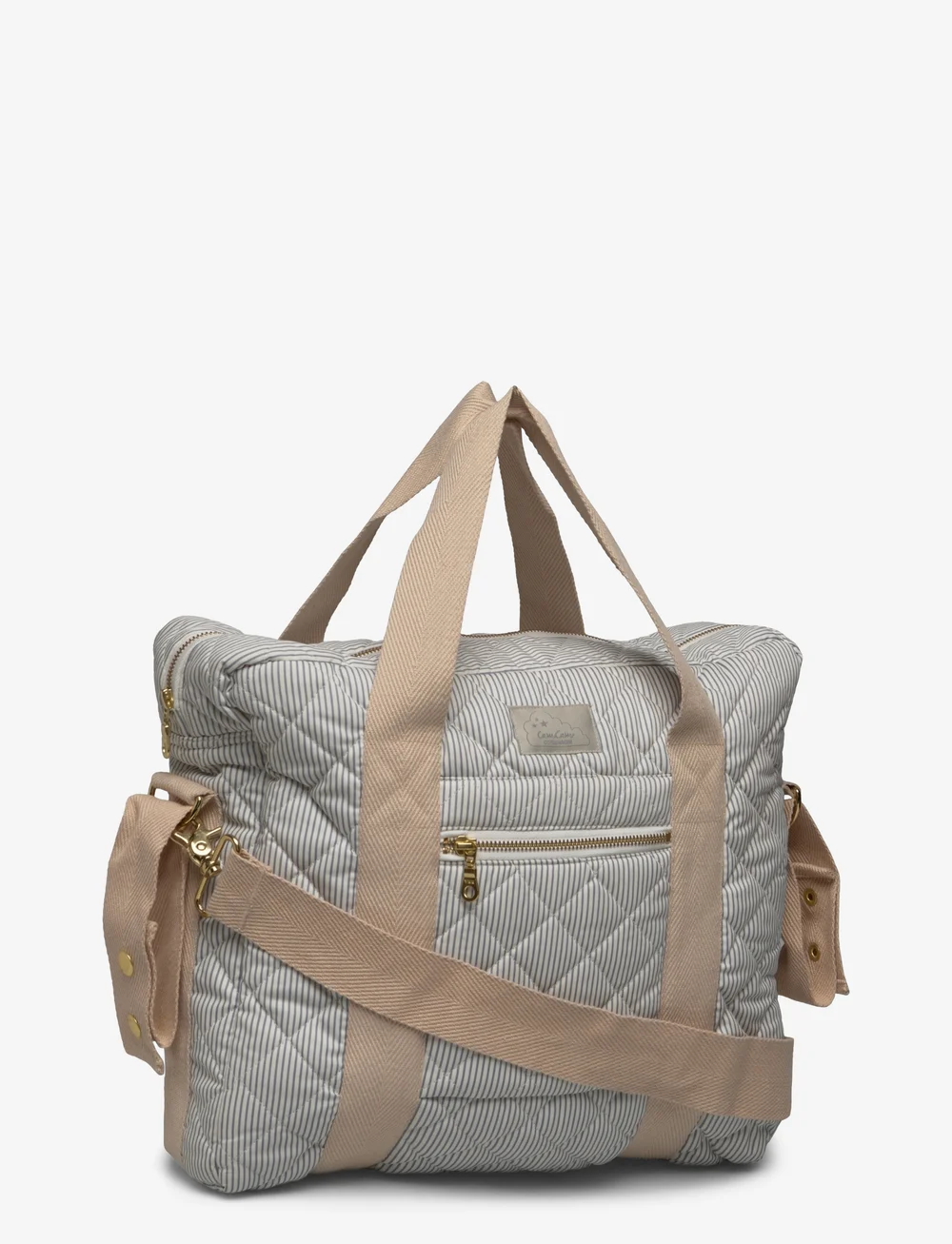Cam Cam Copenhagen - Changing Bag - OCS - Latte - skötväskor - classic stripes blue - 2
