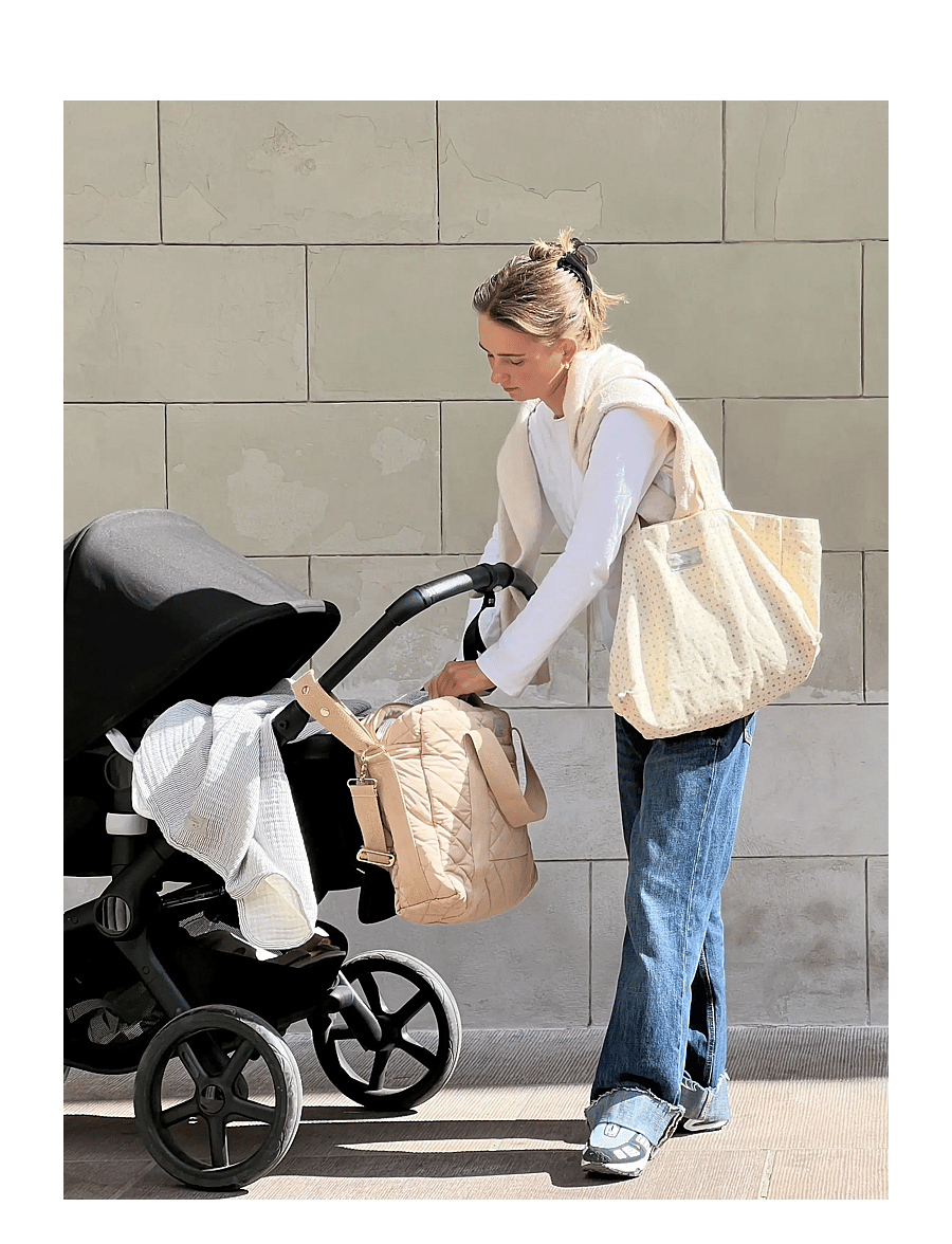 Cam Cam Copenhagen - Changing Bag, Large - changing bags - latte - 3