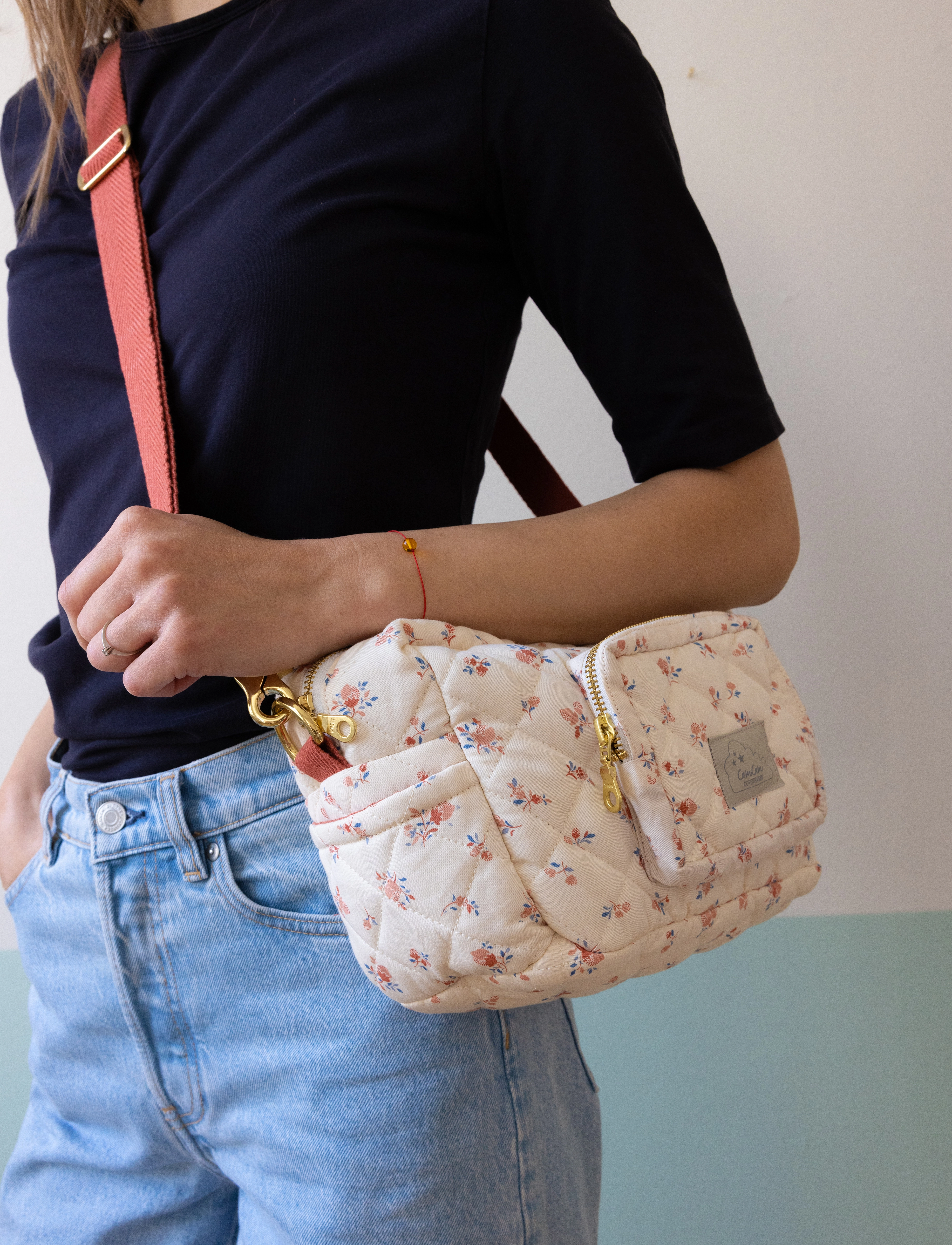 Cam Cam Copenhagen Small Changing Bag - OCS - Cam Cam Copenhagen - BERRIES / cream