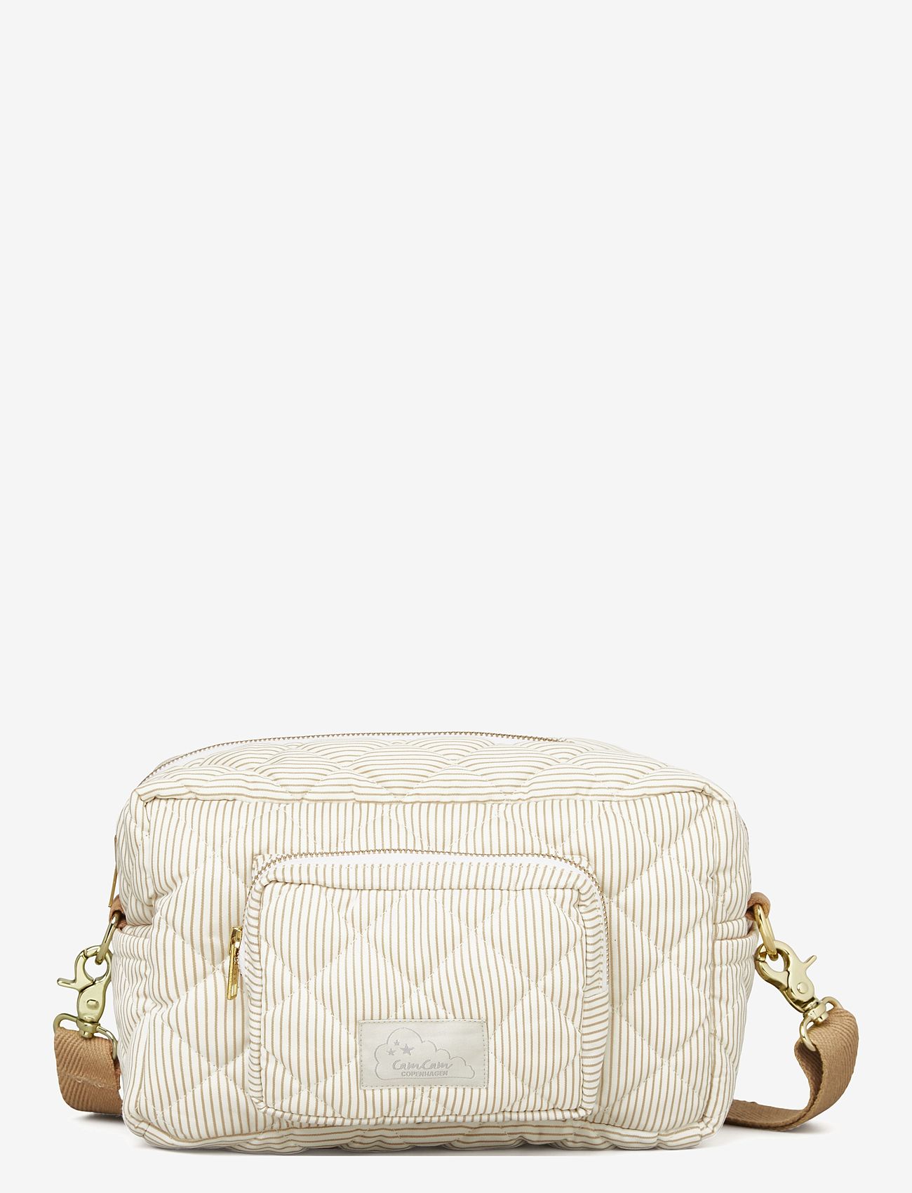 Cam Cam Copenhagen Small Changing Bag - OCS - Changing bags - CLASSIC STRIPES CAMEL / cream