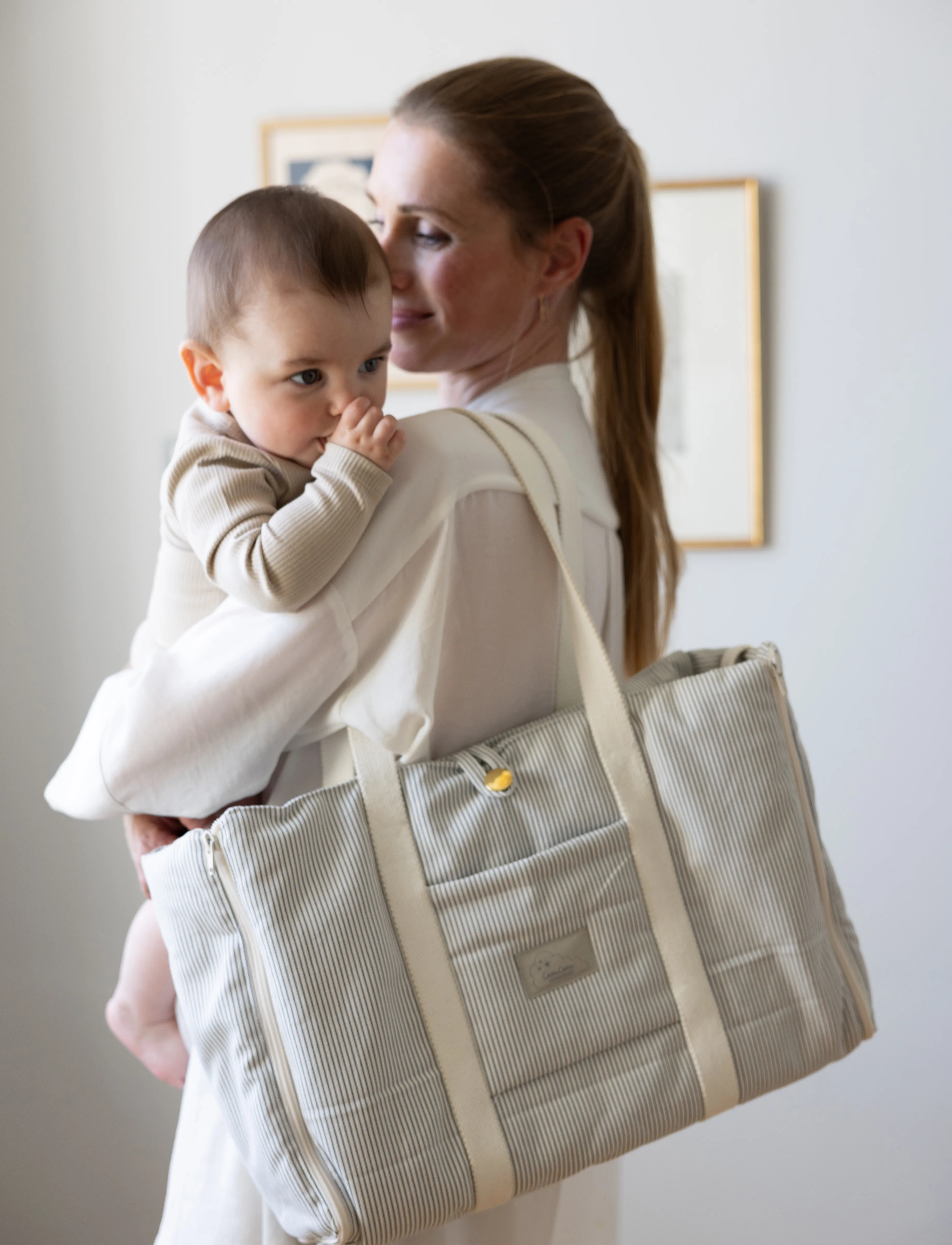 Cam Cam Copenhagen Fold-Out Changing Bag - Ocs, One Size, Blue, Pleje Og Hygiejne > Pusletasker, Børn