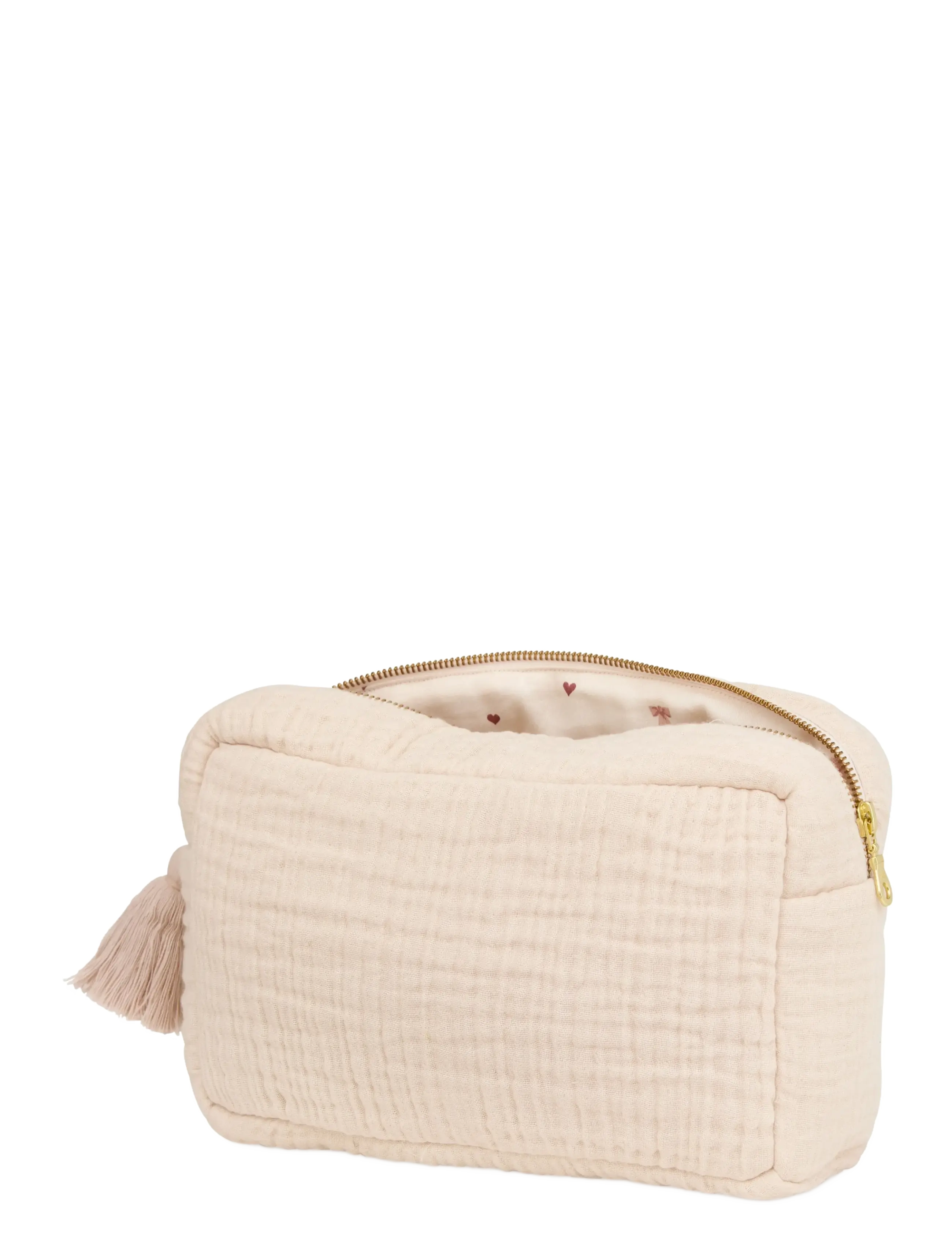 Cam Copenhagen Muslin Toiletry Bag Ocs Shell, One Size, Bags, Beige - Bag, Kinder