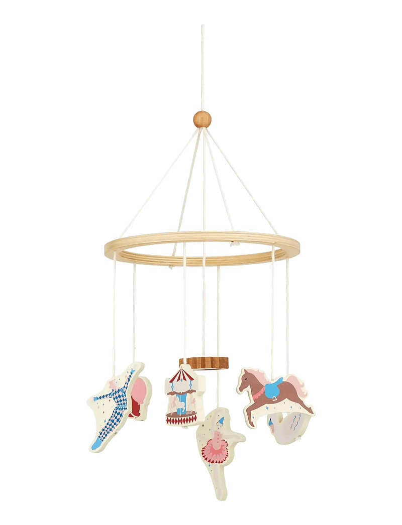 Cam Cam Copenhagen - Wooden Mobile - Vintage Toys - baby mobile - carousel - 0