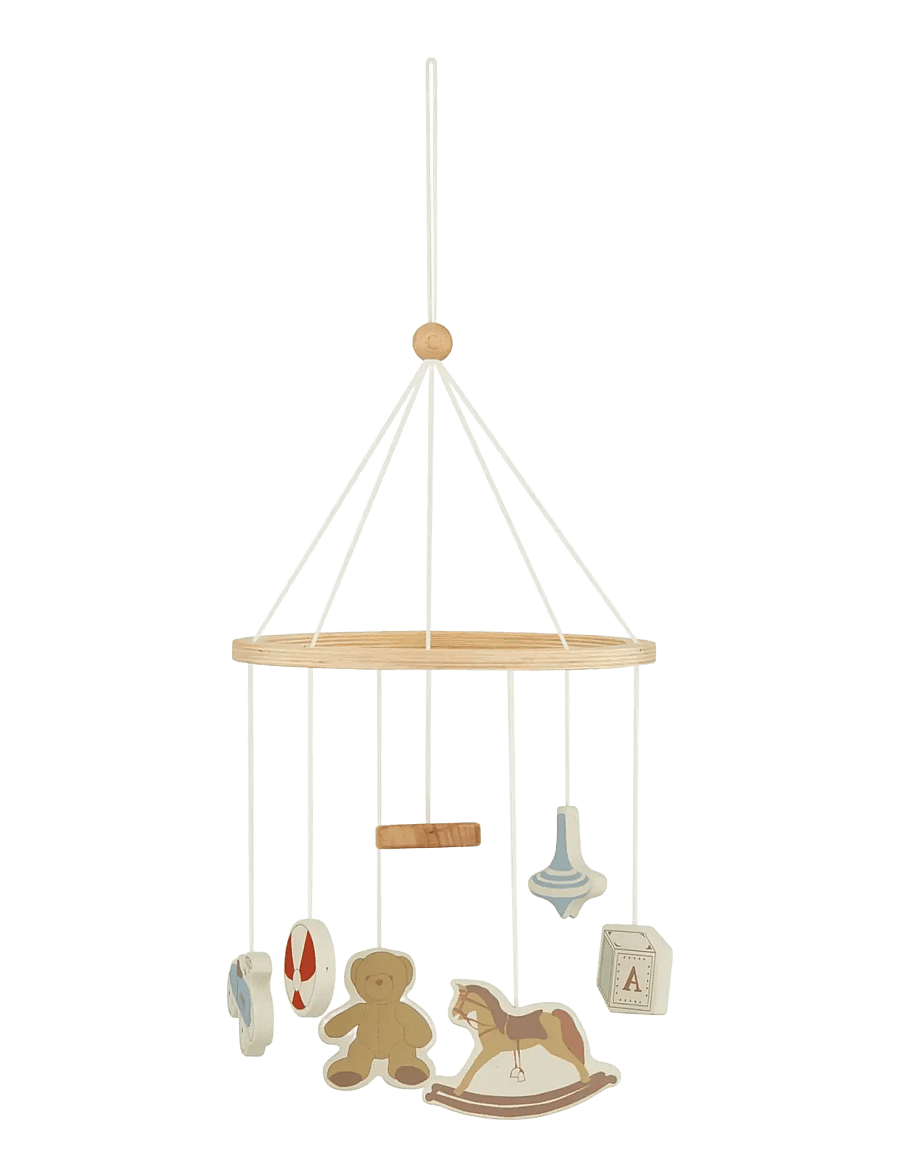 Cam Cam Copenhagen - Wooden Cot Mobile - baby uro - vintage toys - 0