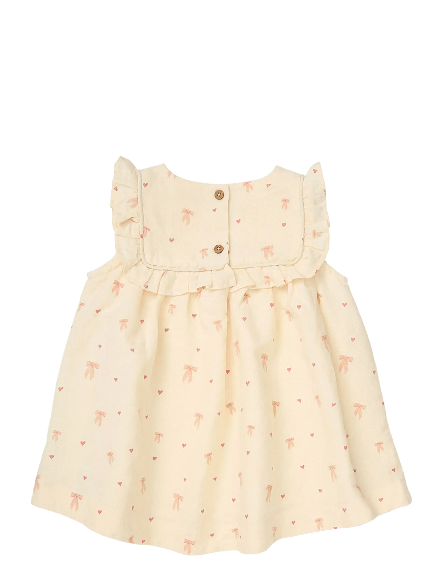 Cam Cam Copenhagen - Betty Dress, 68 cm - GOTS - Summer Stripes - robes pour bébés à manches courtes - bows - 2