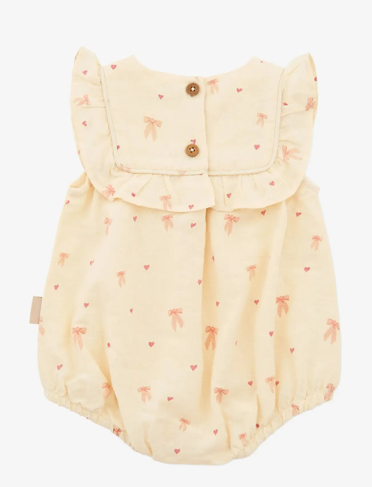 Cam Cam Copenhagen - Edith Romper, 80 cm - GOTS - Gold Flower - Ärmlösa bodies - bows - 2