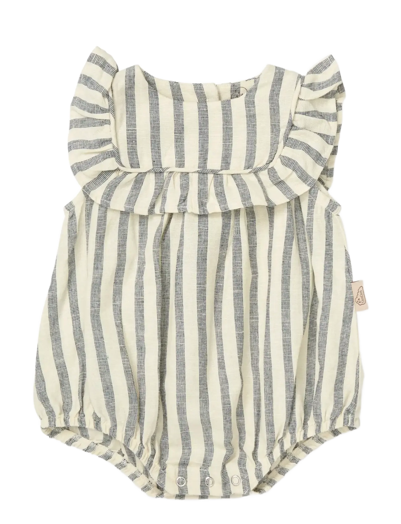 Cam Cam Copenhagen Edith Romper, 68 cm - GOTS - Summer Stripes - Uus - SUMMER STRIPES / cream