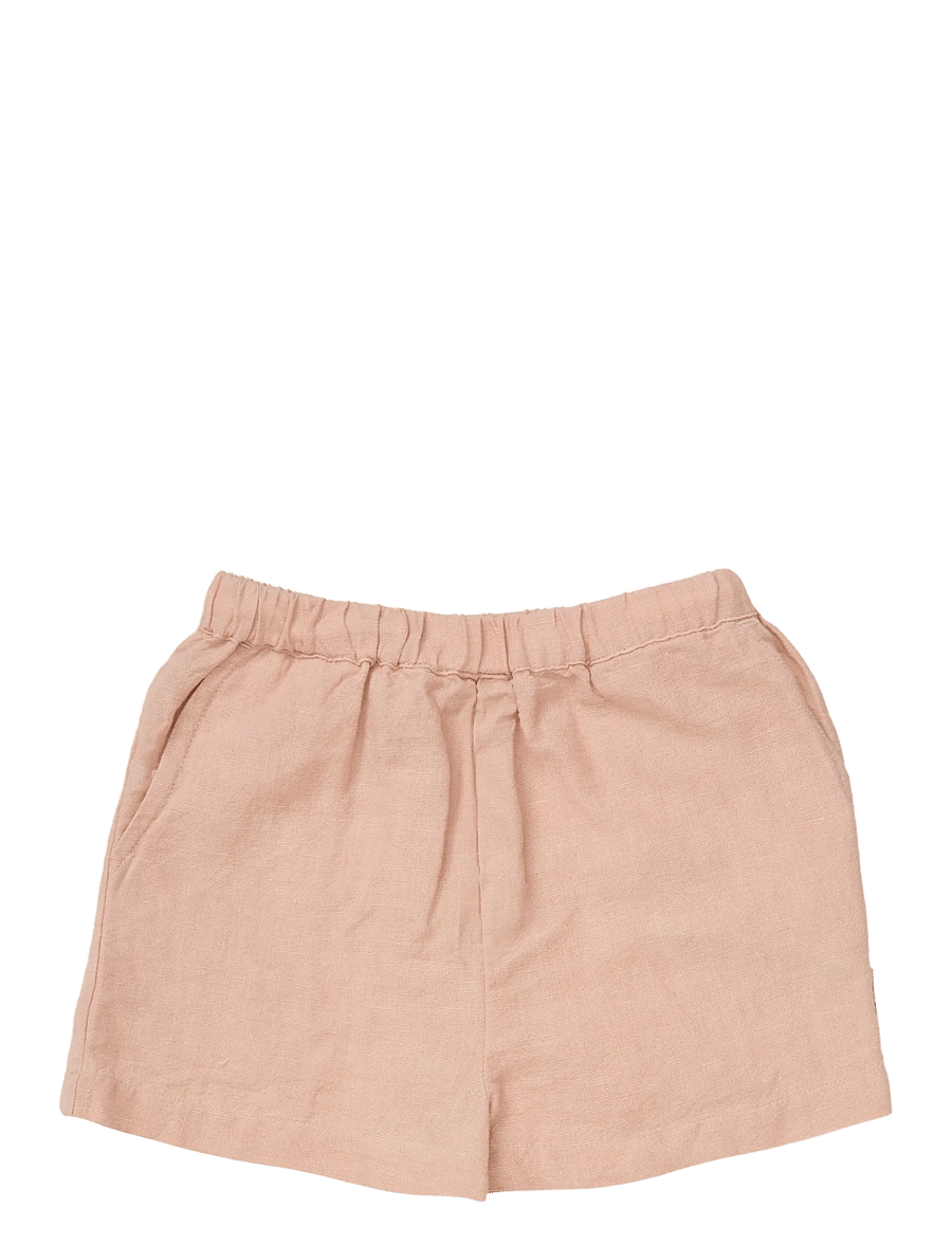 Cam Cam Copenhagen - Noa Shorts, 68 cm - GOTS - Beige Linen - shorts casual - coral - 1