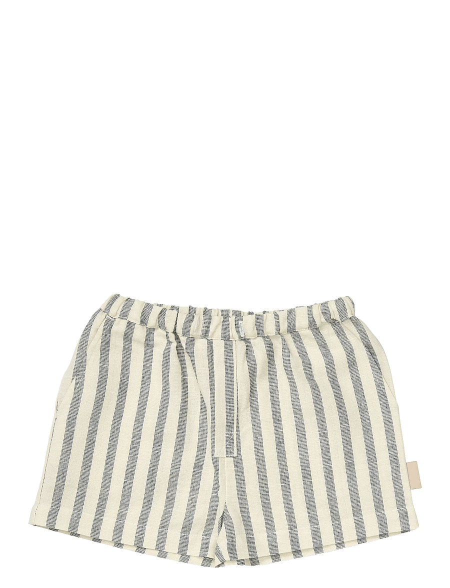 Cam Cam Copenhagen - Noa Shorts, 68 cm - GOTS - Beige Linen - rennot shortsit - summer stripes - 1