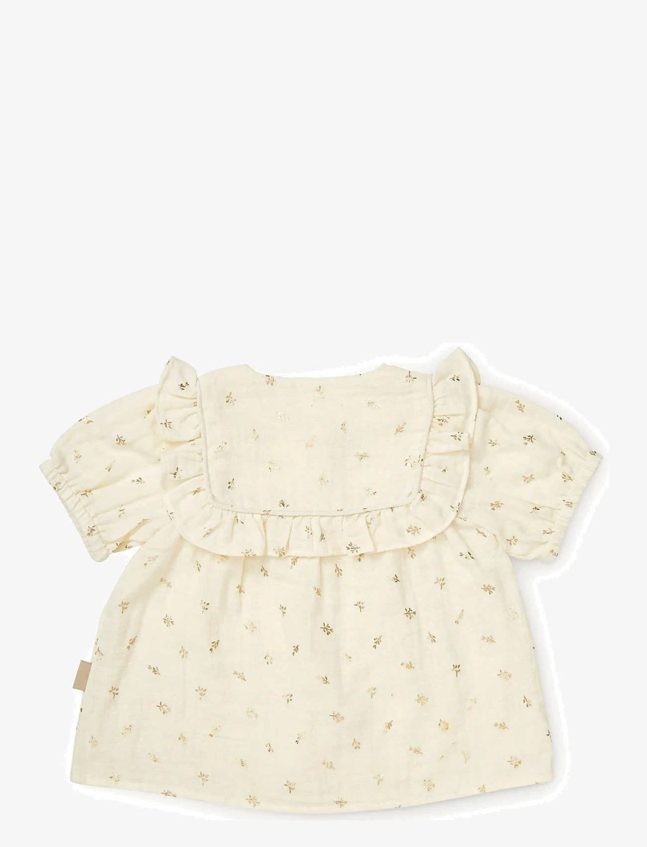 Cam Cam Copenhagen - Cleo Blouse, 80 cm - GOTS - Gold Flower - blusen & tuniken - gold flower - 2