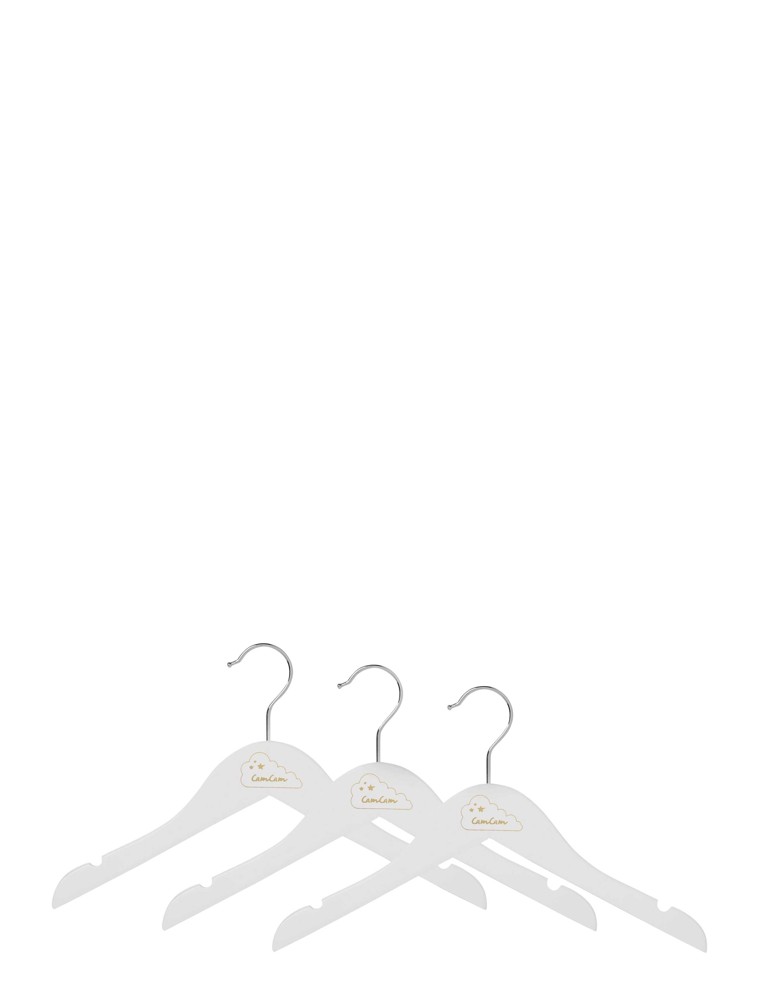 Cam Cam Copenhagen Hangers, Kids, 3 pack - Interiør - WHITE / white