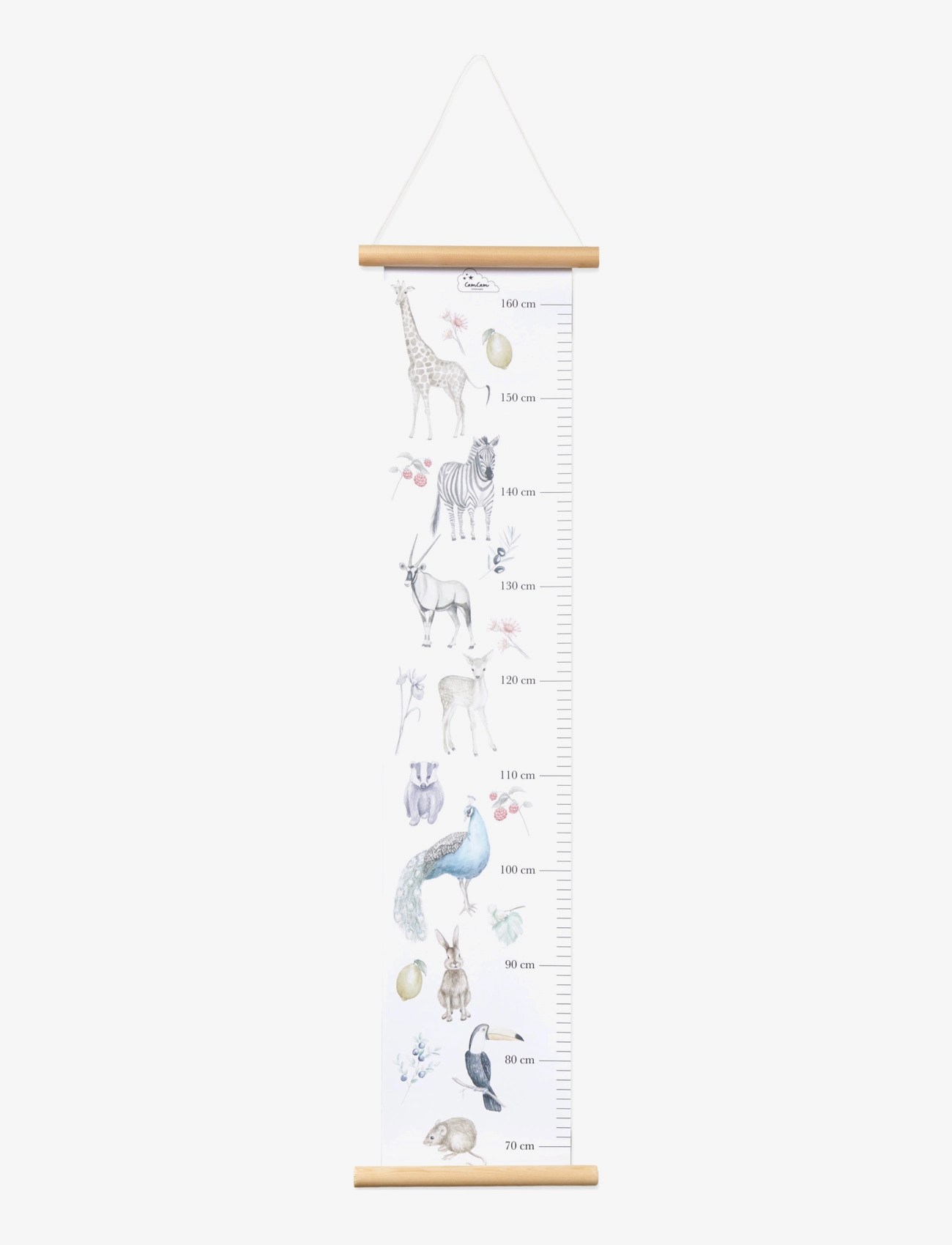 Cam Cam Copenhagen Height Chart Vintage Toys, Vækstdiagram, Hvid, Str: ONE SIZE