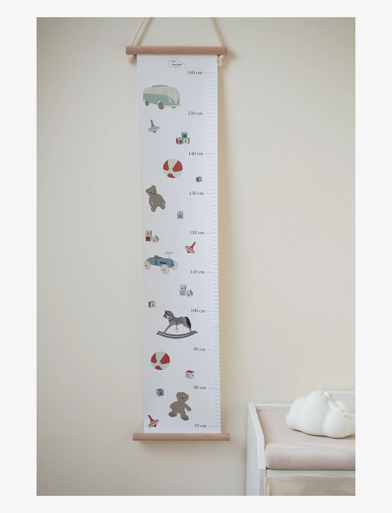 Cam Cam Copenhagen - Height Chart, FSC Mix - dekoracje ścienne - vintage toys - 2