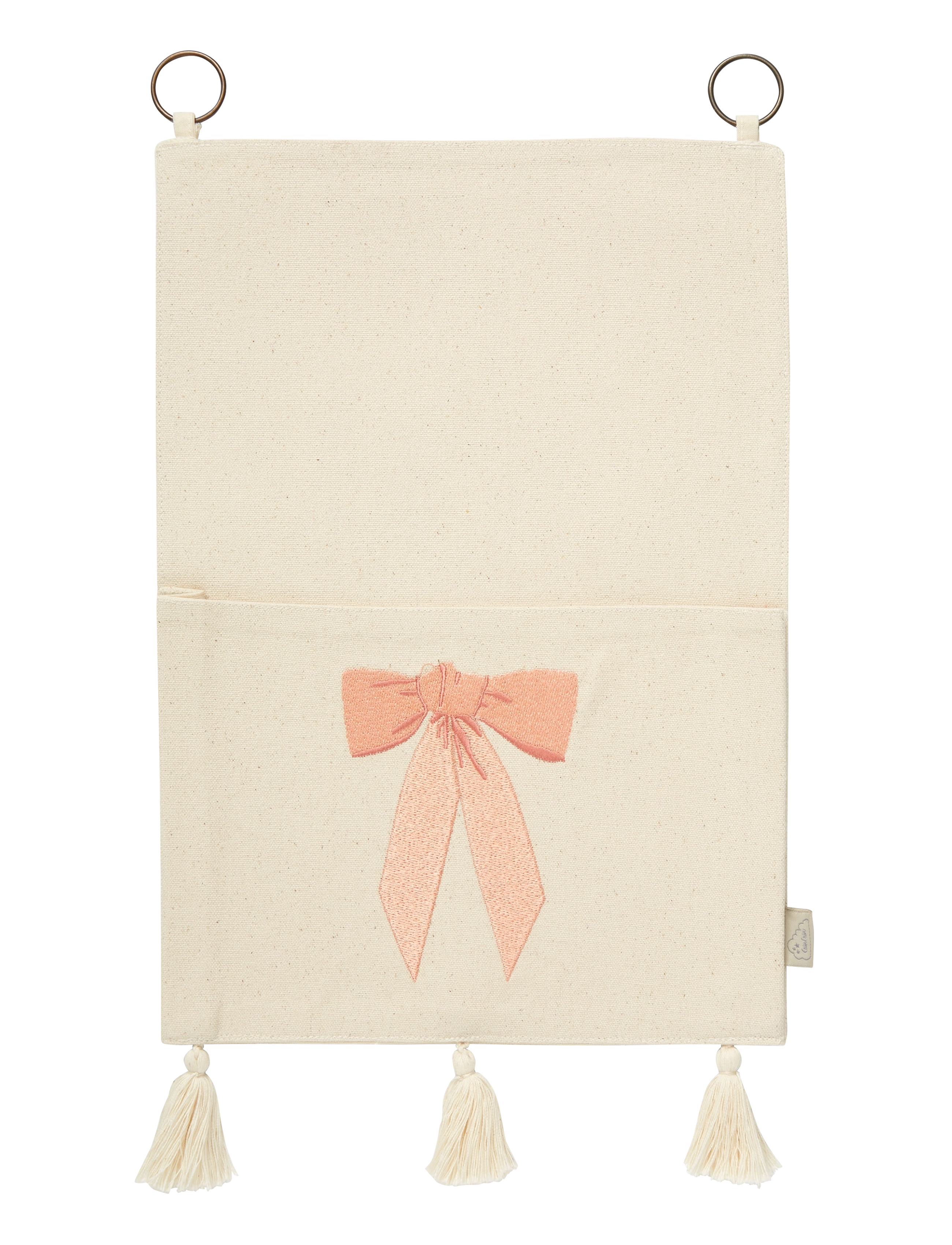 Cam Copenhagen Wall Pocket Gots, One Size, Kids Decor, Creme - Decors, Kinder