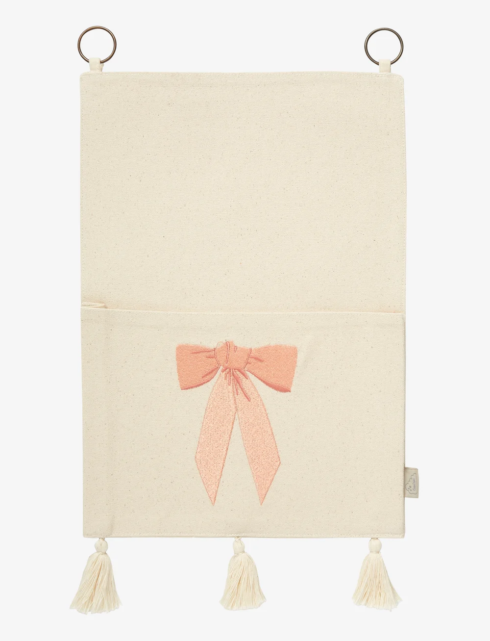 Cam Cam Copenhagen - Wall Pocket - GOTS - väggdekor - bows - 0