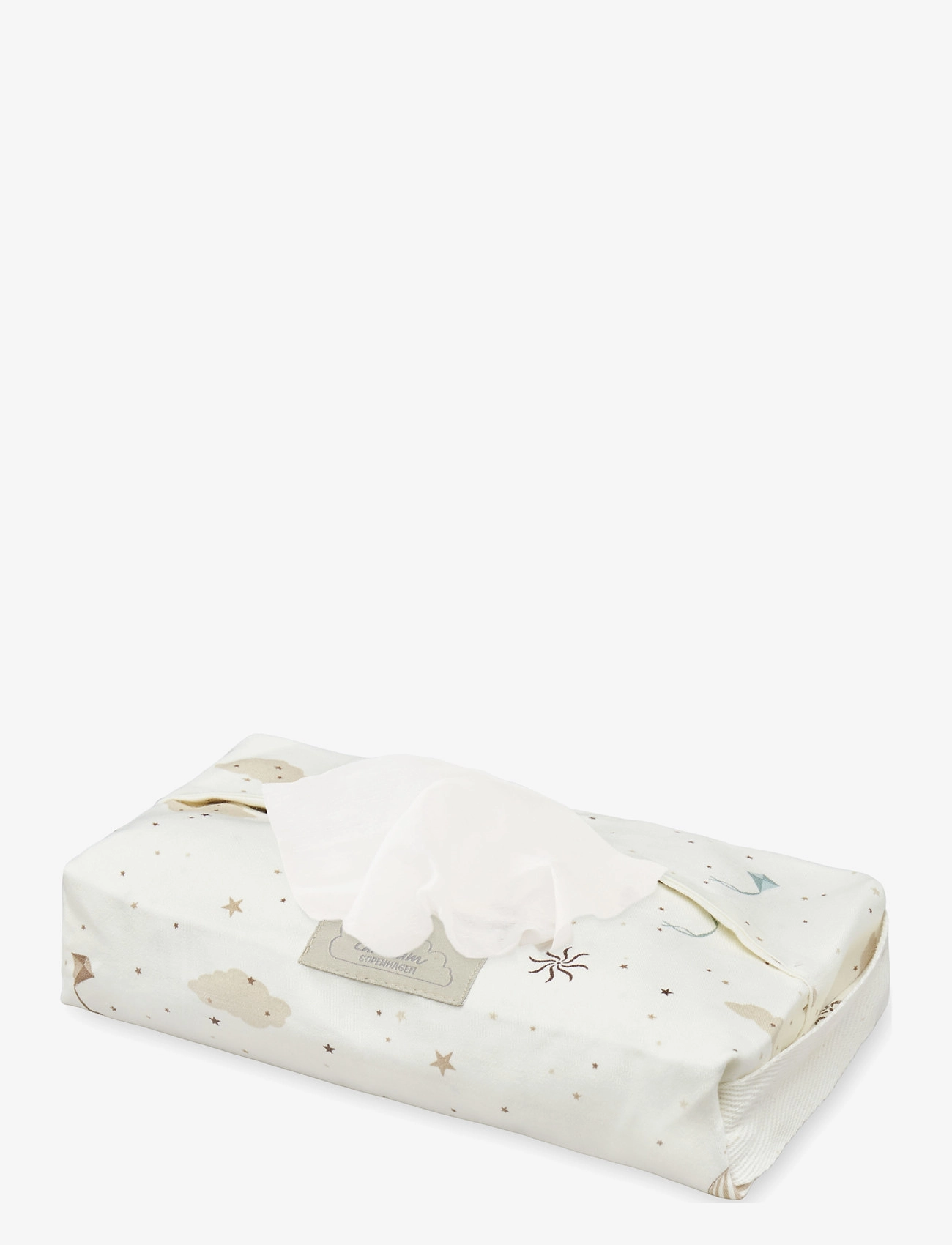Cam Copenhagen Wet Wipe Cover Gots Classic Stripes Rose, One Size, Care & Hygiene, Creme - Covers, Kinder