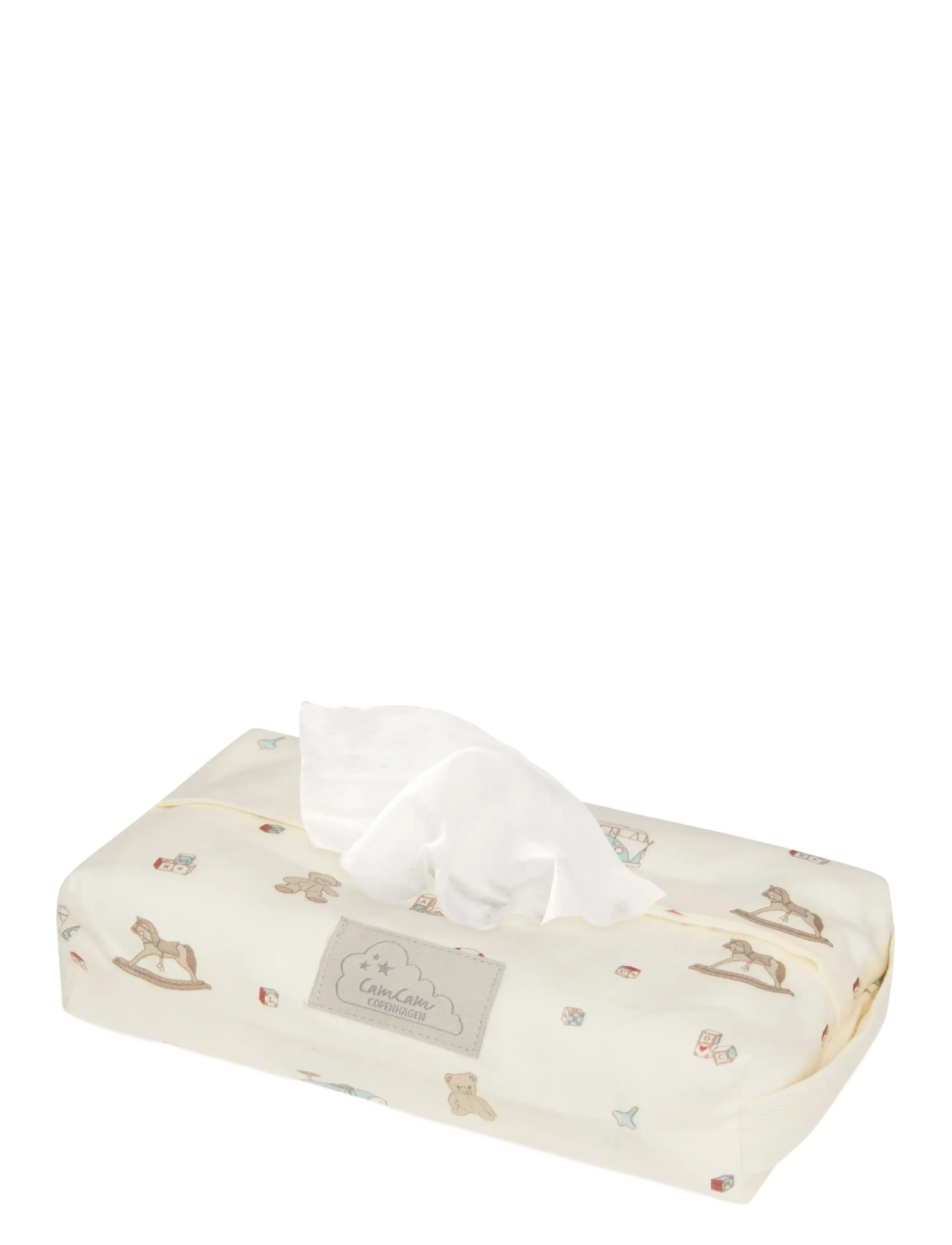 Cam Cam Copenhagen Wet Wipe Cover - GOTS - Woodland - Hooldus - VINTAGE TOYS / cream