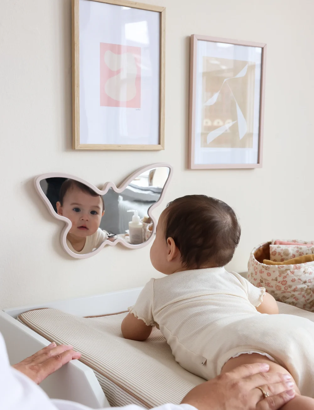 Cam Cam Copenhagen - Quilted Storage Basket, Set of Two - OCS - Carousel - förvaringskorgar - augusta - 2