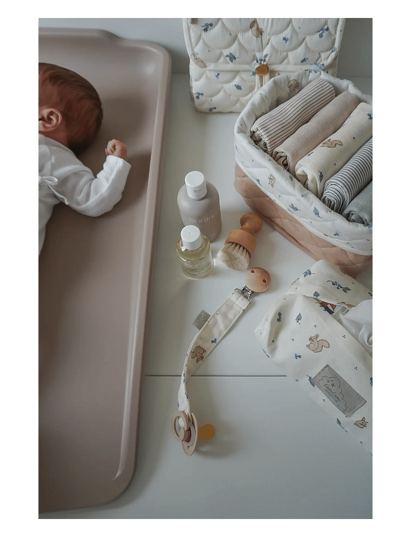 Cam Cam Copenhagen - Quilted Storage Basket, Set of Two - OCS - förvaringskorgar - blueberries - 1