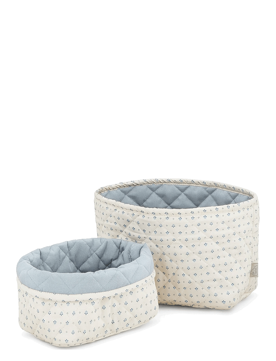 Cam Cam Copenhagen - Quilted Storage Basket, Set of Two - förvaringskorgar - caprice - 1