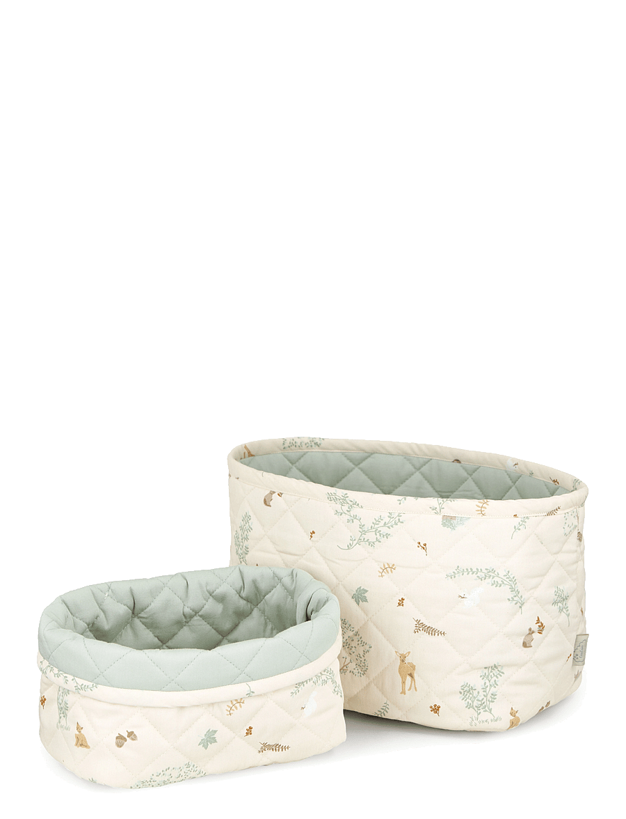 Cam Cam Copenhagen - Quilted Storage Basket, Set of Two - opbevaringskurve - woodland - 1