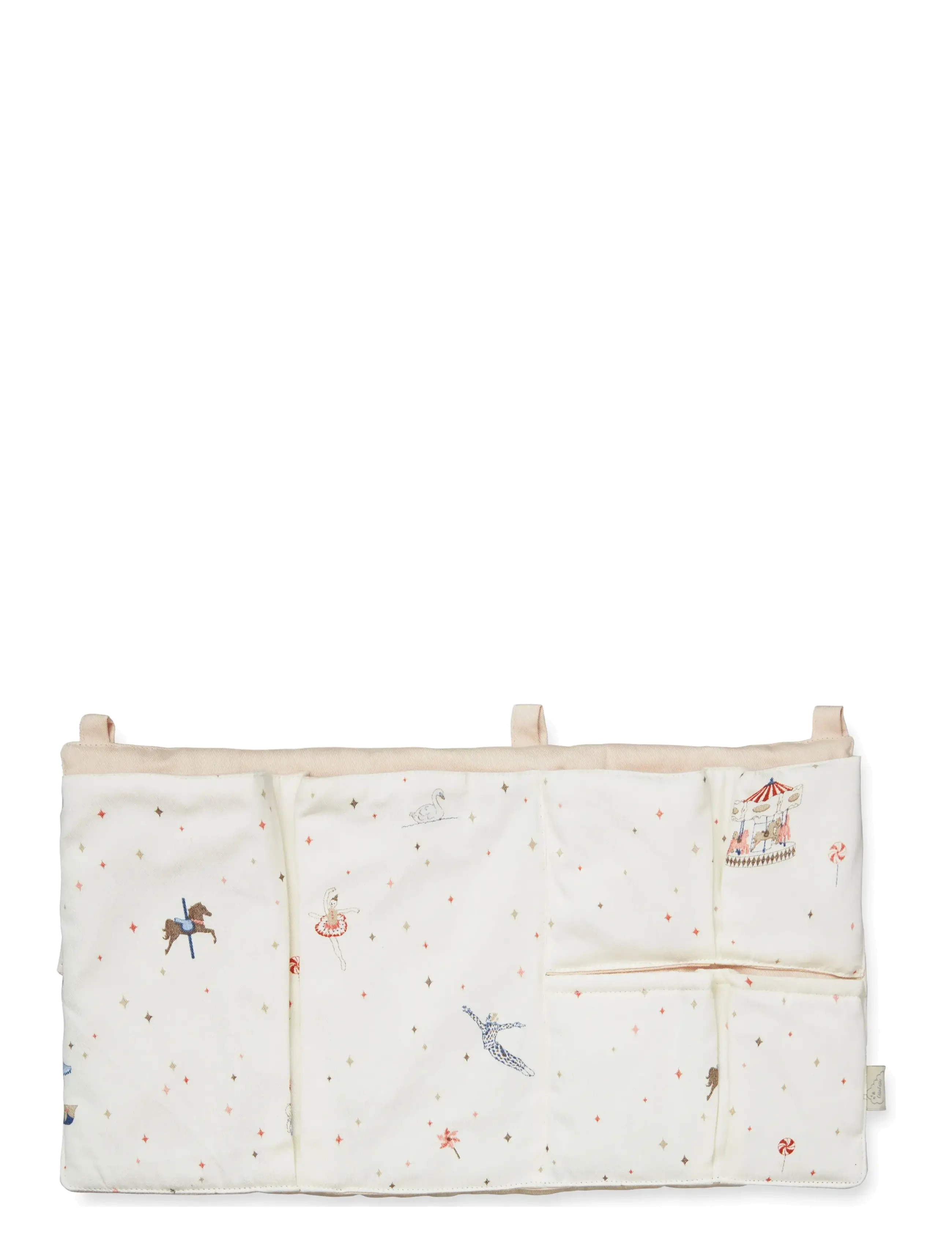 Cam Copenhagen Bed Pocket Ocs Classic Stripes Rose, One Size, Baby Beds & Accessories, Creme - Cot Organisers, Kinder