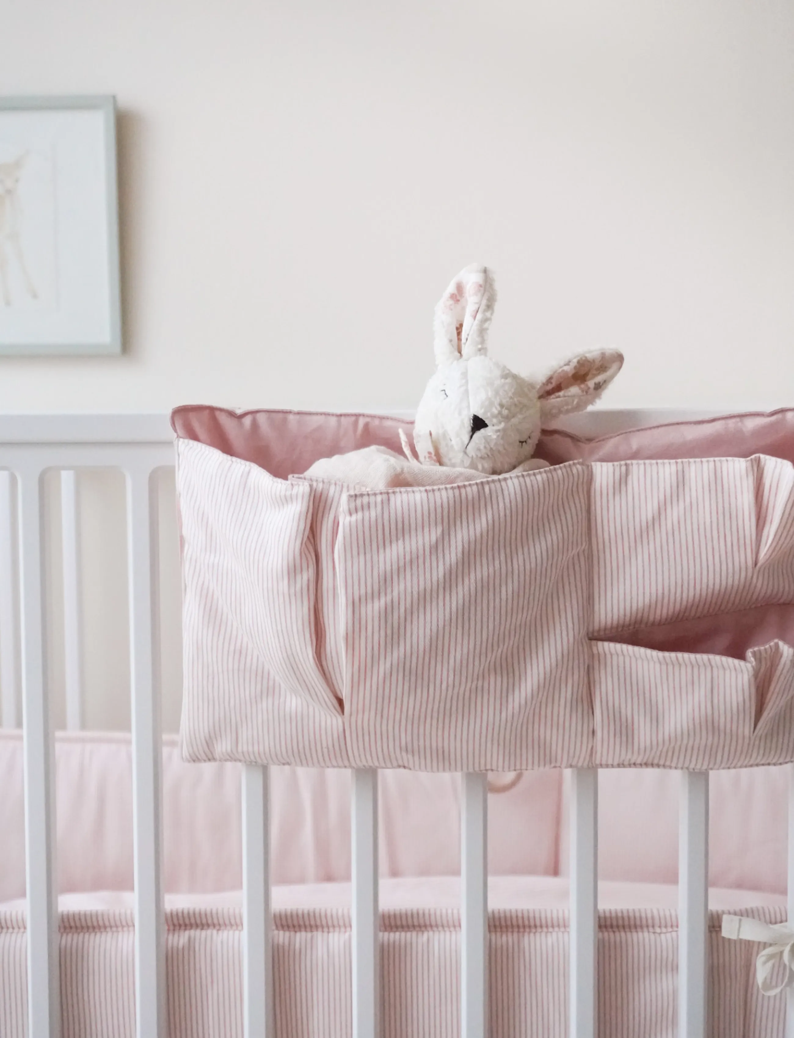 Cam Cam Copenhagen Bed Pocket Ocs Classic Stripes Rose, Kinder, Betttasche, Rosa, Gr.ONE SIZE