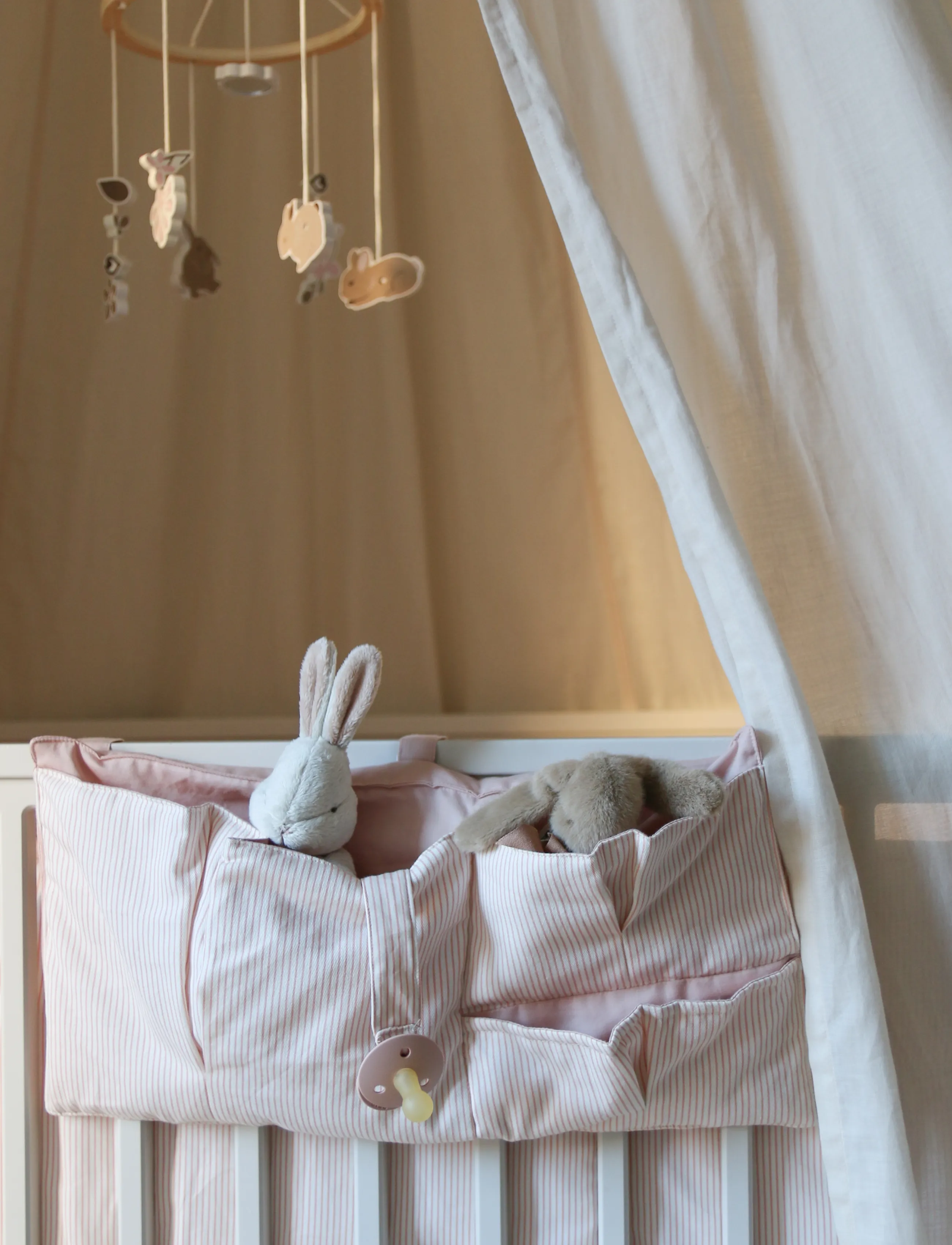 Cam Cam Copenhagen - Bed Pocket - OCS - Classic Stripes Rose - kinderbettorganizer - classic stripes rose - 2