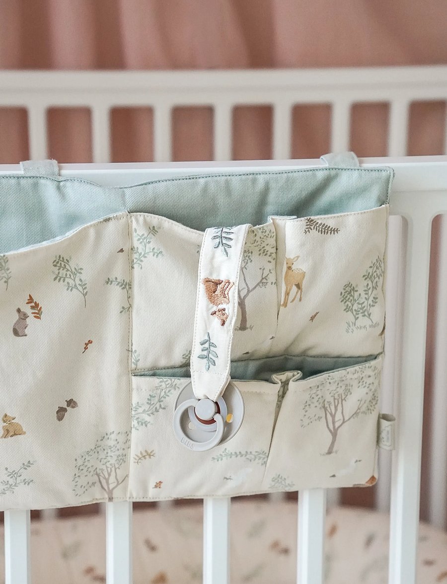 Cam Cam Copenhagen - Bed Pocket - OCS - Classic Stripes Rose - sengelommer - woodland - 0
