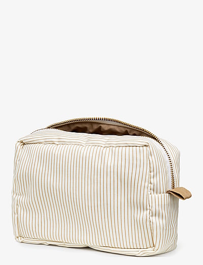 Makeup Bag - Ocs - Classic Stripes Rose - Toilettasker