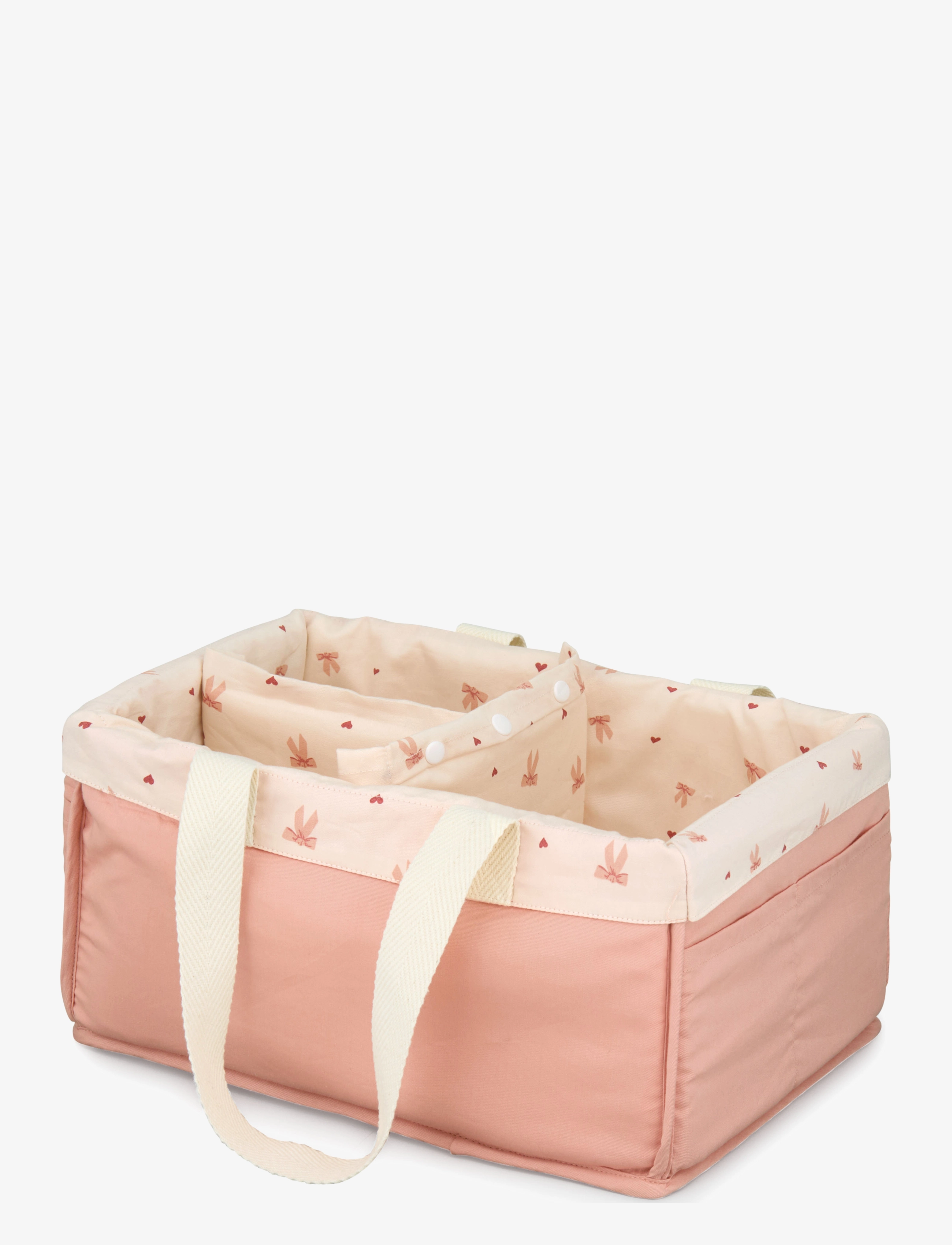 Cam Cam Copenhagen Diaper Caddy - Mähkimislaud - BOWS / pink/rose