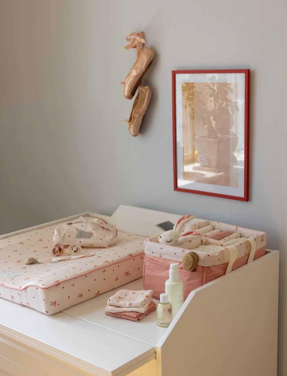 Cam Cam Copenhagen - Diaper Caddy - OCS - Blueberries - spjälsängsförvaring - bows - 0