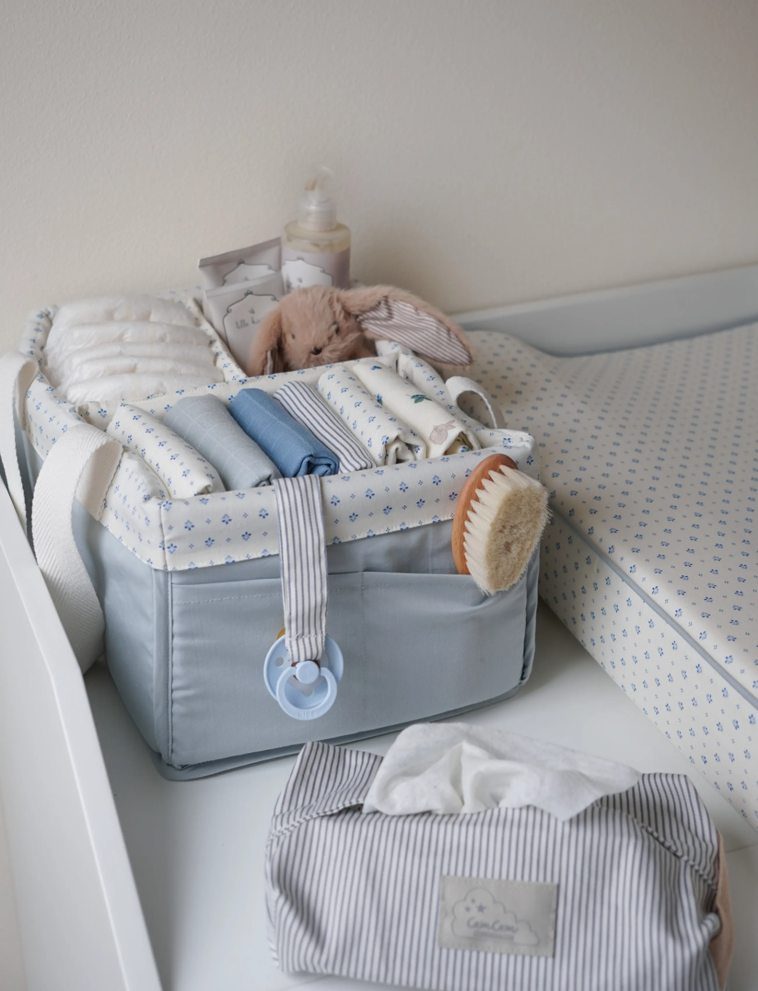 Cam Cam Copenhagen Diaper Caddy - OCS - Caprice - Cam Cam Copenhagen - CAPRICE / blue