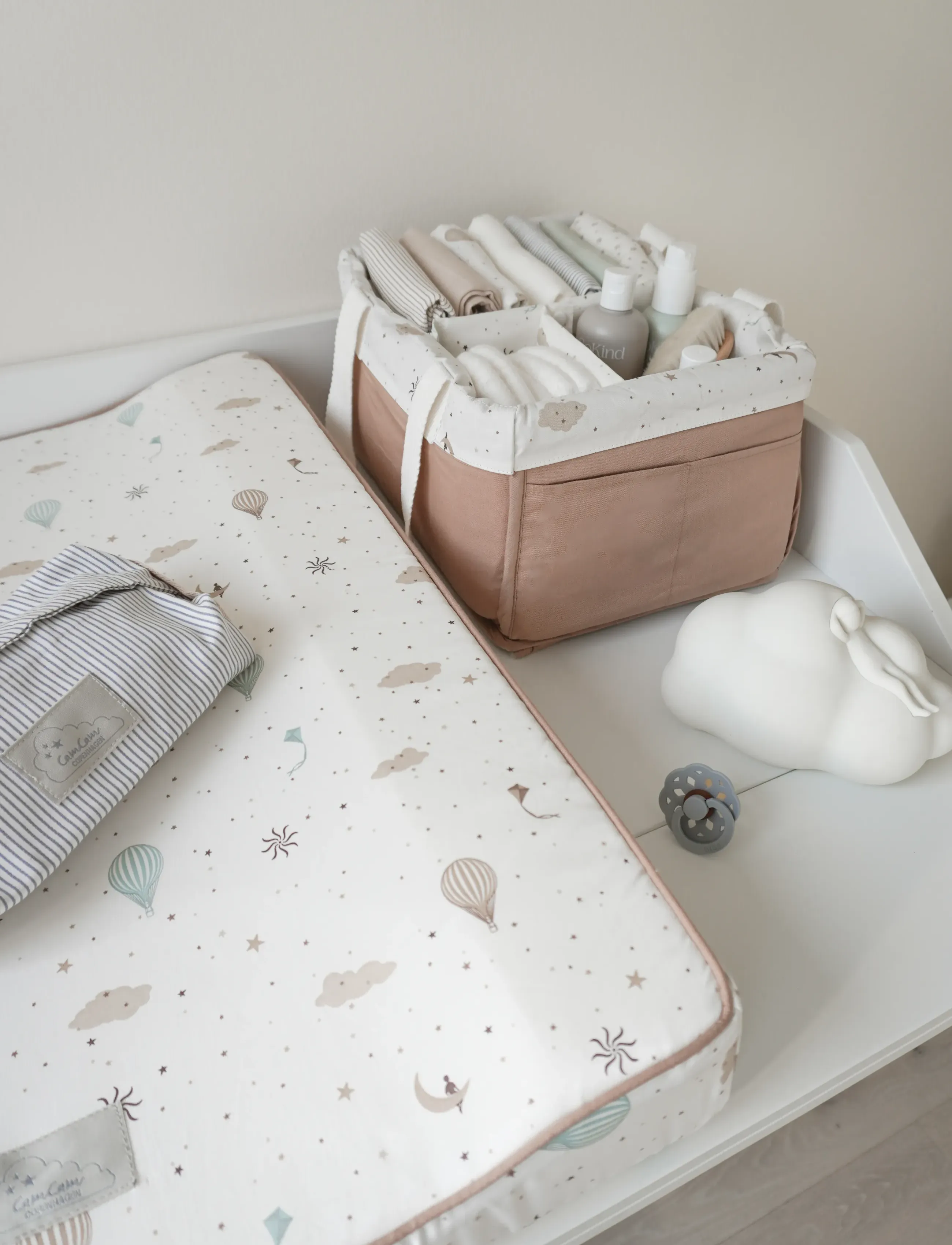 Cam Cam Copenhagen Diaper Caddy - OCS - Caprice - Cam Cam Copenhagen - DREAMLAND / orange