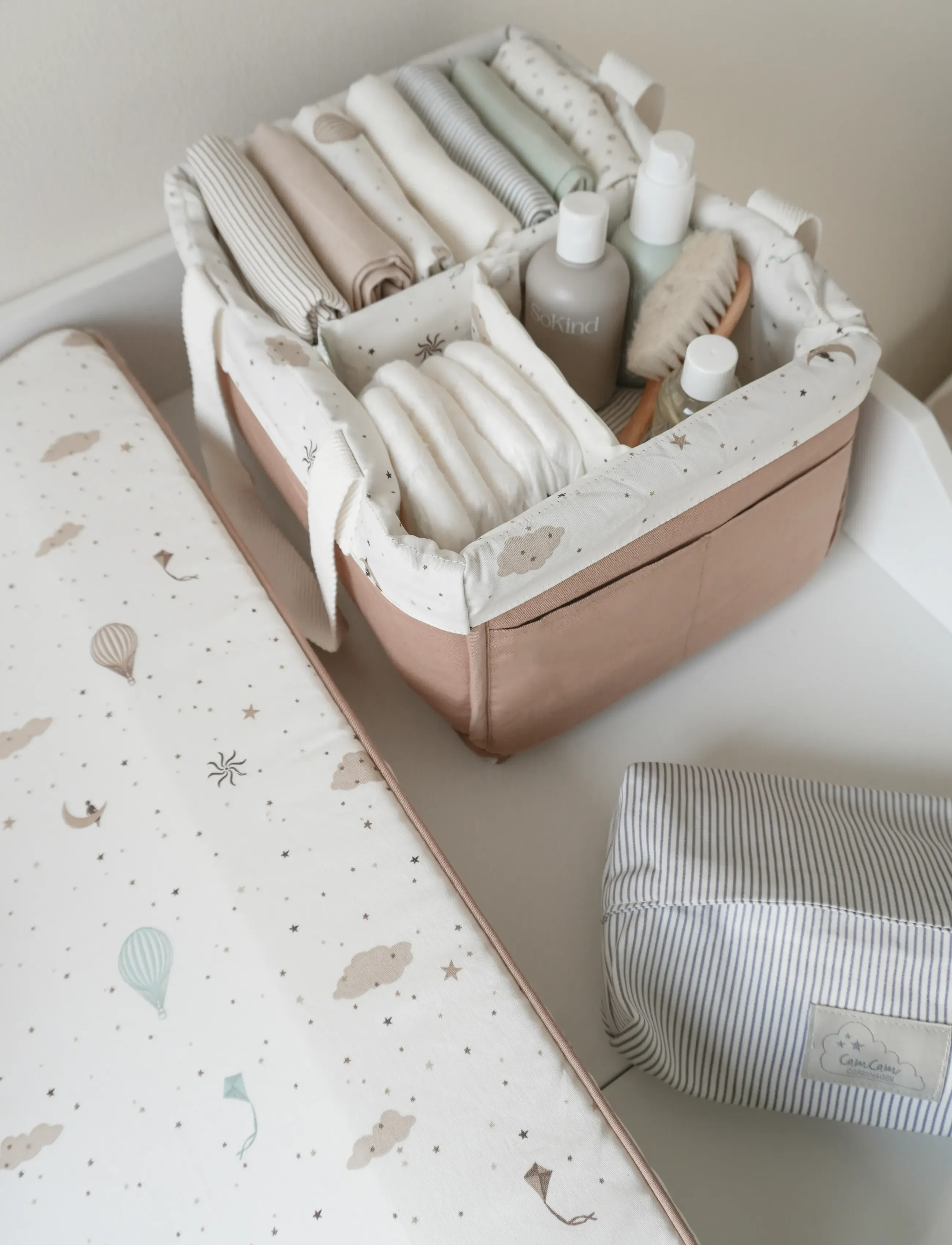 Cam Cam Copenhagen - Diaper Caddy - skötbordsförvaring - dreamland - 3