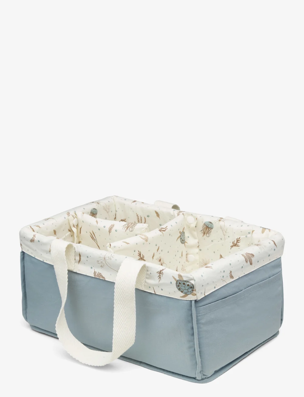 Cam Cam Copenhagen - Diaper Caddy - OCS - Blueberries - spjälsängsförvaring - sea garden - 1