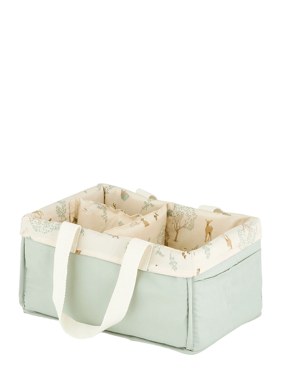 Cam Cam Copenhagen - Diaper Caddy - OCS - Bows - opbevaring til puslebord - woodland - 1