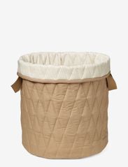 Fabric Storage Basket - CLASSIC STRIPES CAMEL
