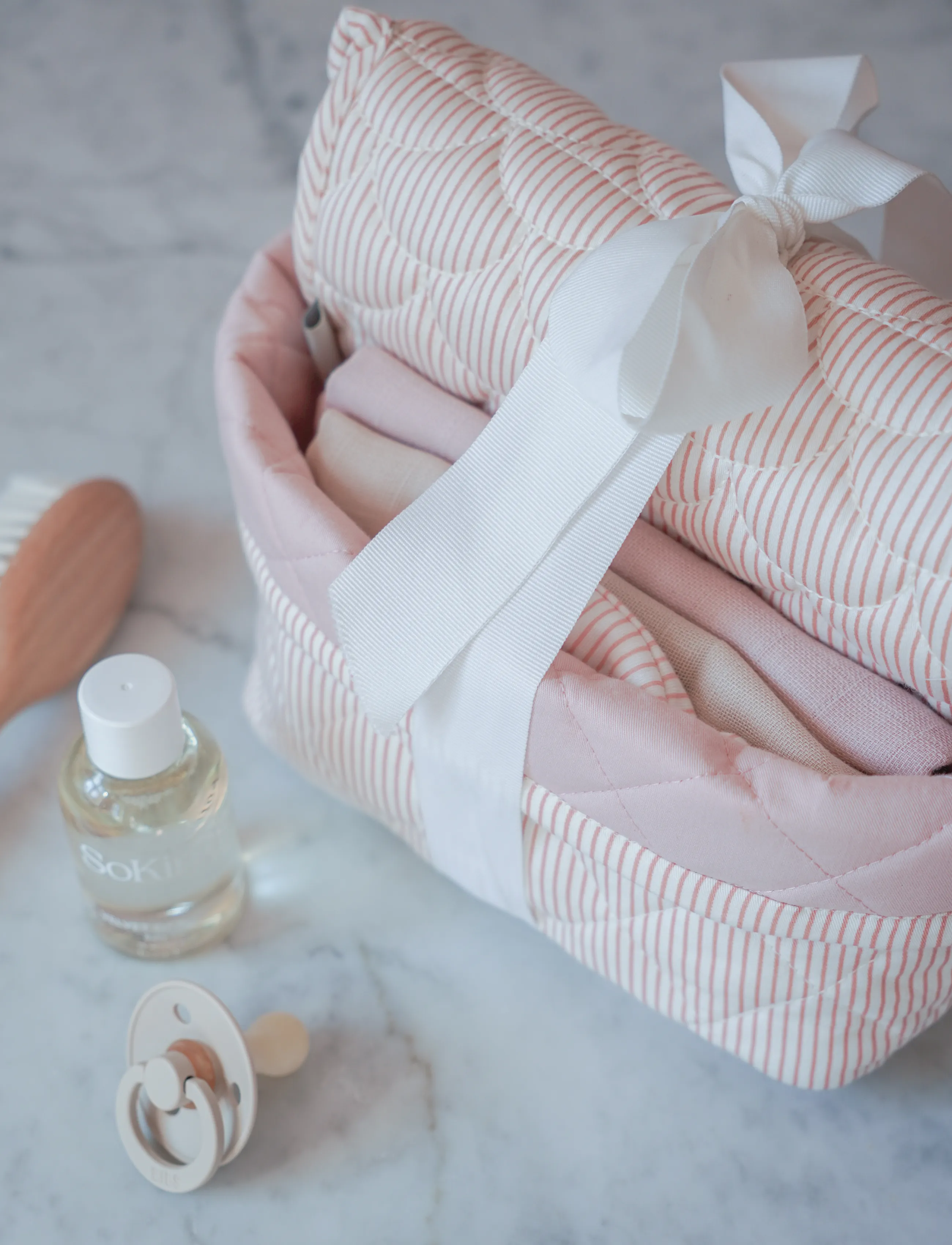 Cam Cam Copenhagen Baby Care Gift Set Ocs Classic Stripes Rose, Kinder,,,Rosa Gr.ONE SIZE