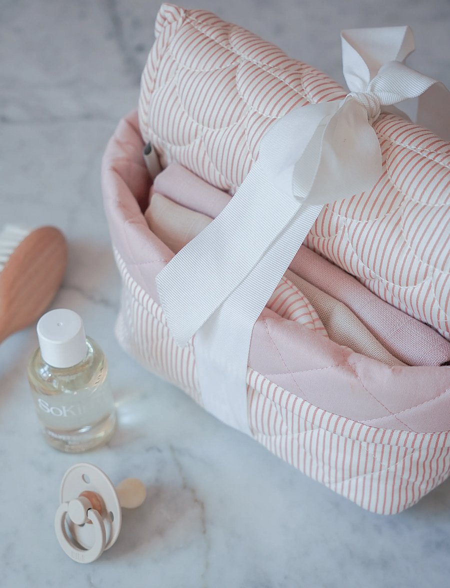 Cam Cam Copenhagen - Baby Care Gift Set - OCS - Classic Stripes Rose - shop efter alder - classic stripes rose - 0
