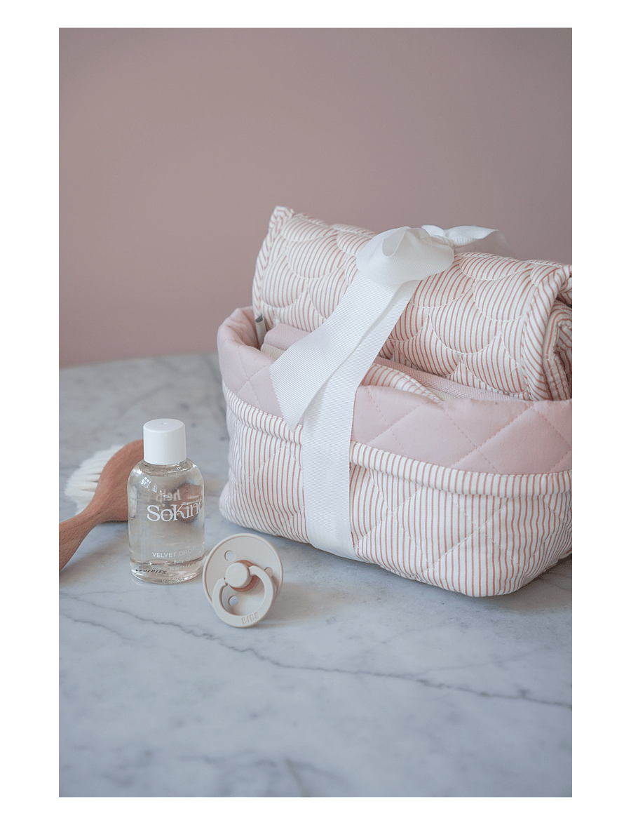 Cam Cam Copenhagen - Baby Care Gift Set - OCS - Classic Stripes Rose - shop efter alder - classic stripes rose - 2