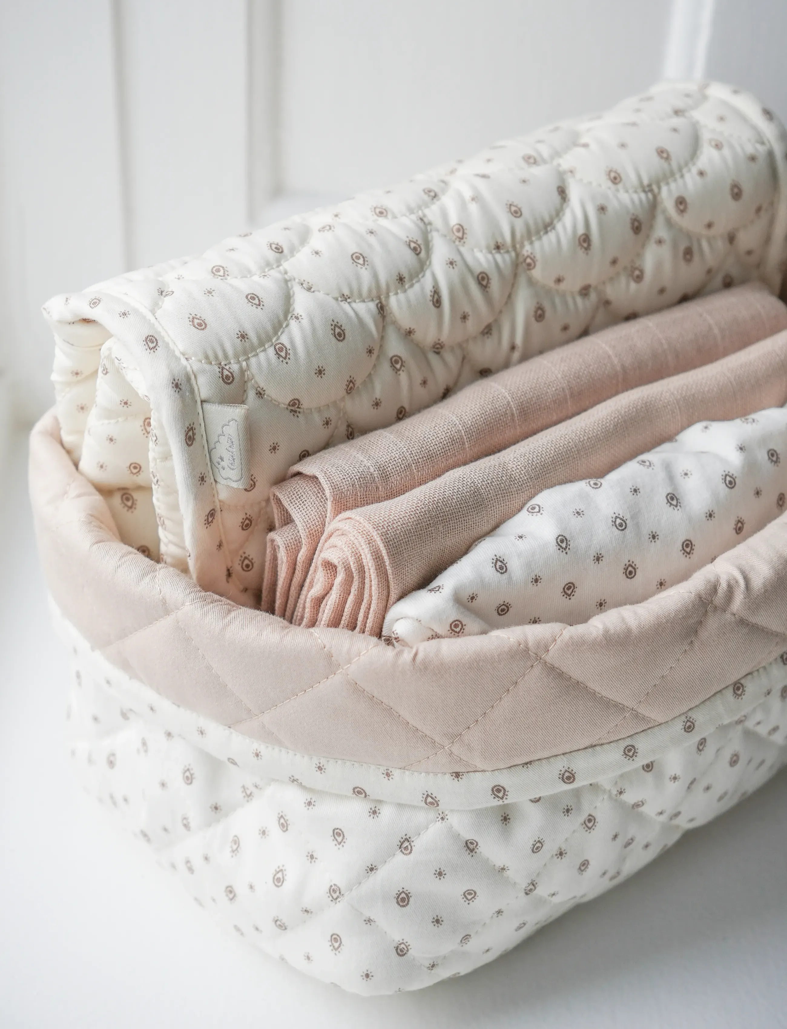 Cam Copenhagen Baby Care Gift Set Ocs Classic Stripes Rose, One Size, Creme - Geschenk-Sets, Kinder