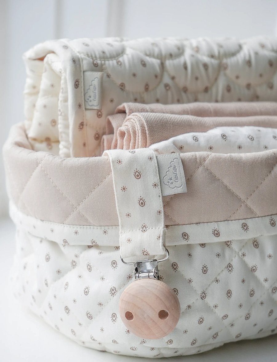 Cam Cam Copenhagen - Baby Care Gift Set - OCS - Classic Stripes Rose - osta vanuse järgi - rowan - 2