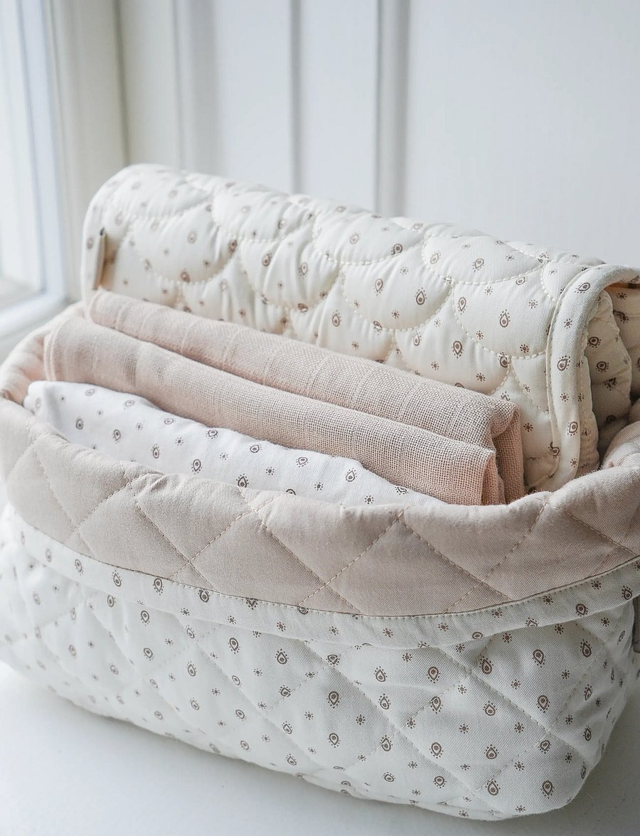 Cam Cam Copenhagen - Baby Care Gift Set - OCS - Classic Stripes Rose - osta vanuse järgi - rowan - 3