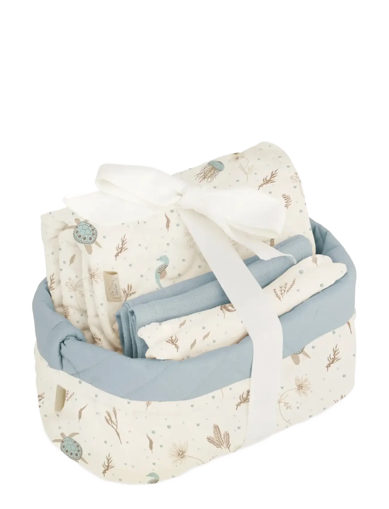 Cam Cam Copenhagen Baby Care Gift Set - Sea Garden - Cam Cam Copenhagen - SEA GARDEN / blue