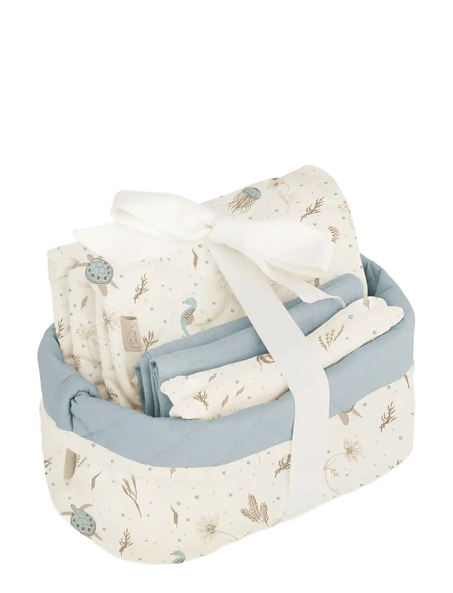 Cam Cam Copenhagen - Baby Care Gift Set - OCS - Classic Stripes Rose - kaufen nach alter - sea garden - 1
