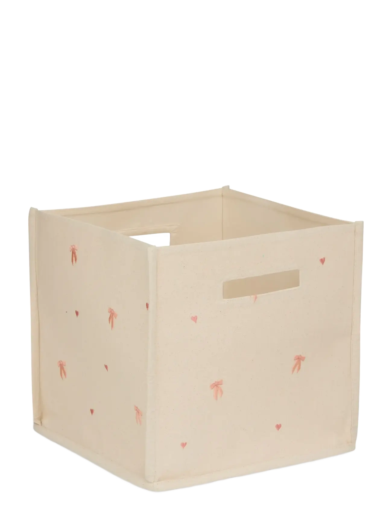 Cam Cam Copenhagen Canvas Storage Basket - GOTS - Vintage Toys - Aufbewahrungskörbe - BOWS / cream